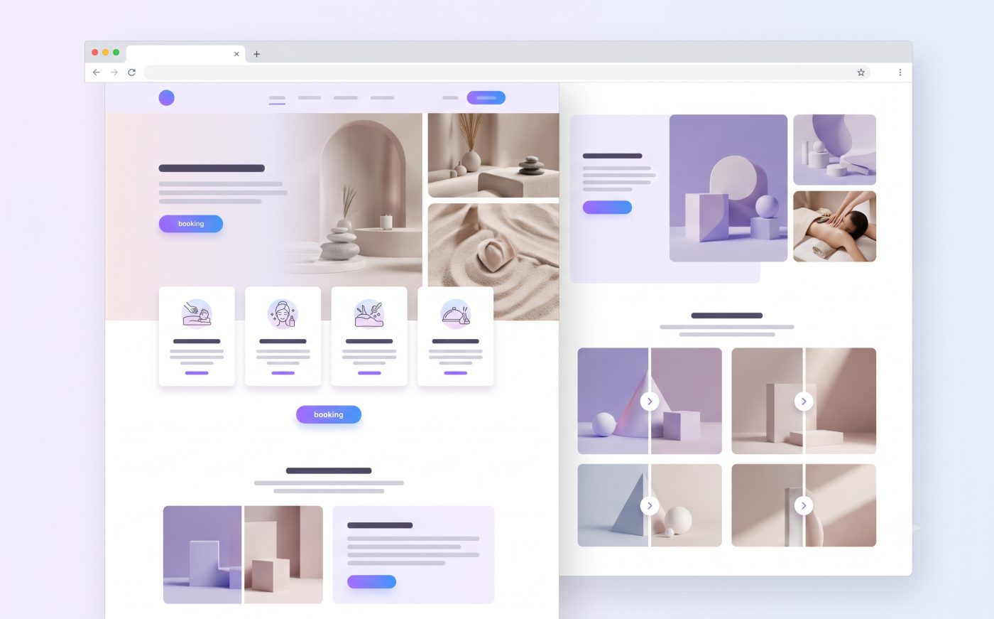 Mẫu website Spa / Thẩm mỹ / Beauty
