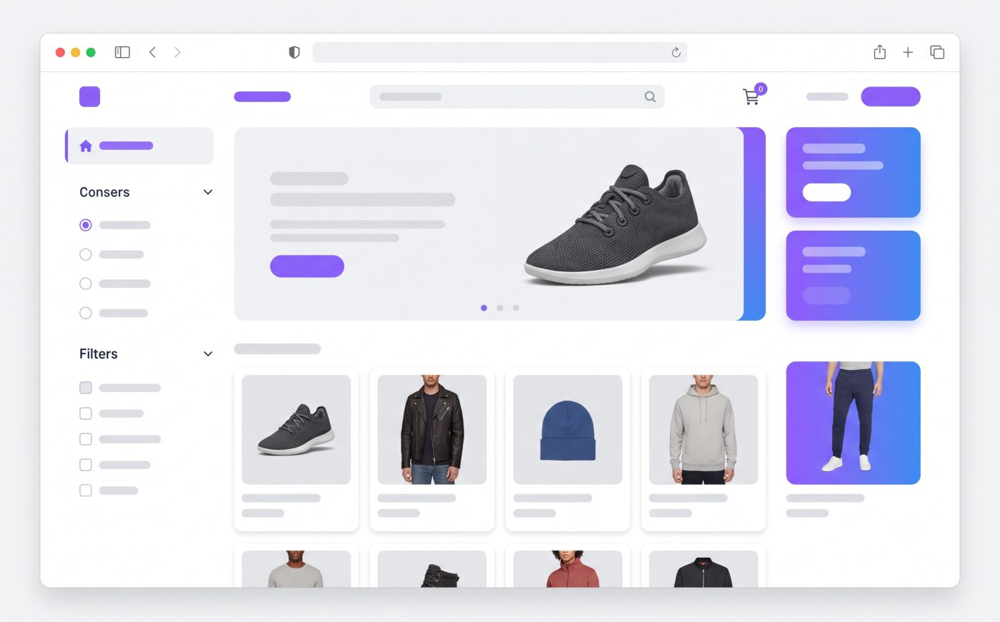 Mẫu website Web bán hàng / eCommerce