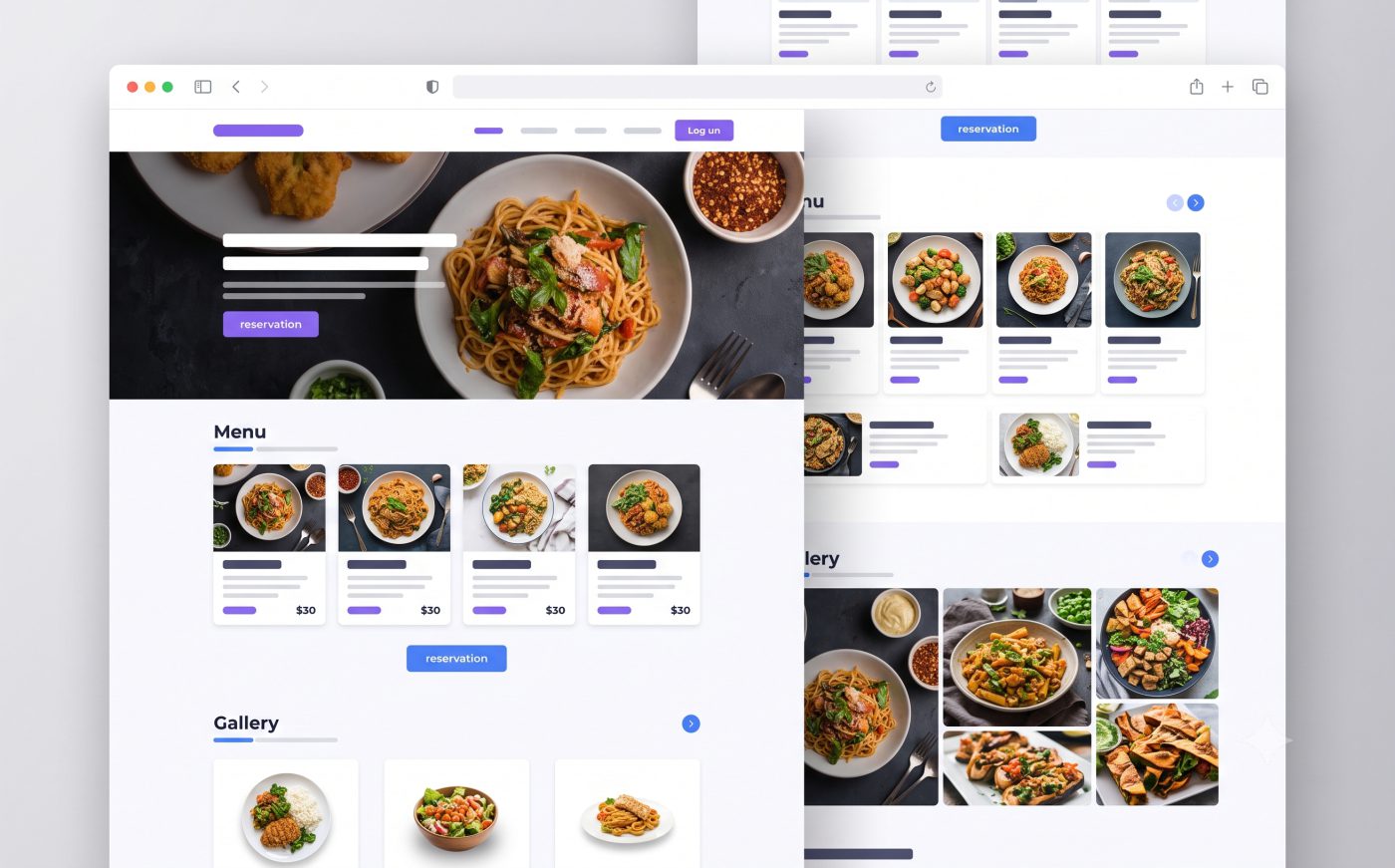 Mẫu website Nhà hàng / F&B / Cafe