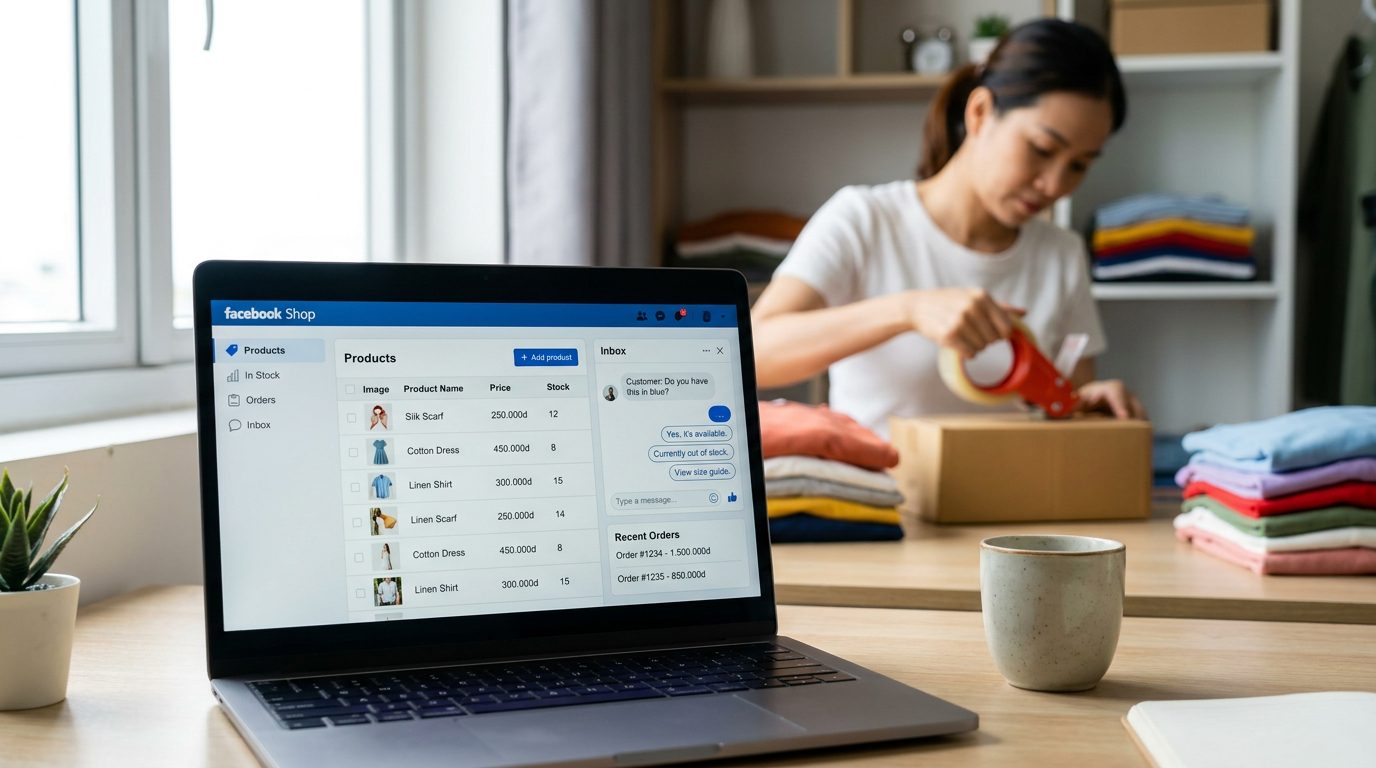 Lợi ích thứ hai: Fanpage có rất nhiều tính năng vô cùng hữu ích, tăng hiệu quả bán hàng.