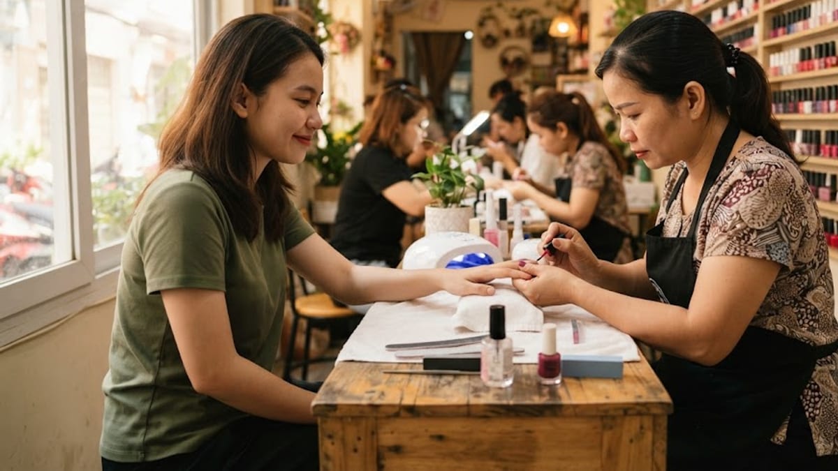 Website cho tiệm nail, salon tóc: khách tự đặt lịch, bớt nhắn tin