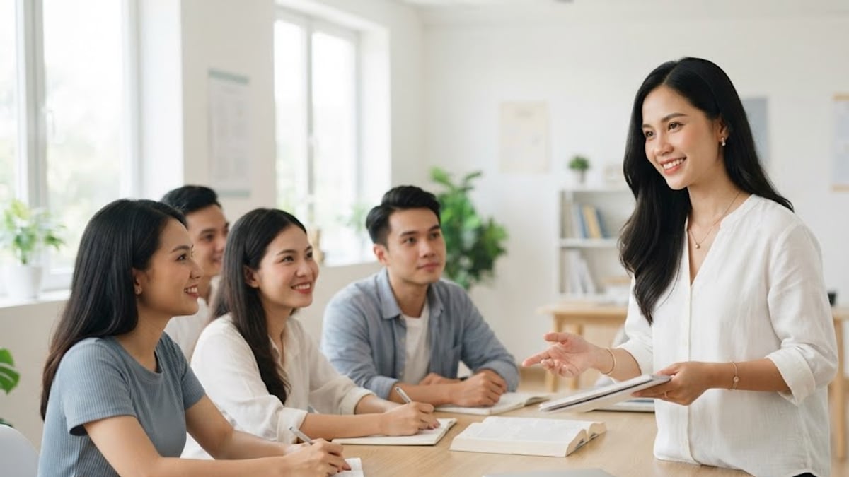 Website cho trung tâm ngoại ngữ, gia sư: phụ huynh xem lịch khai giảng, đăng ký học thử
